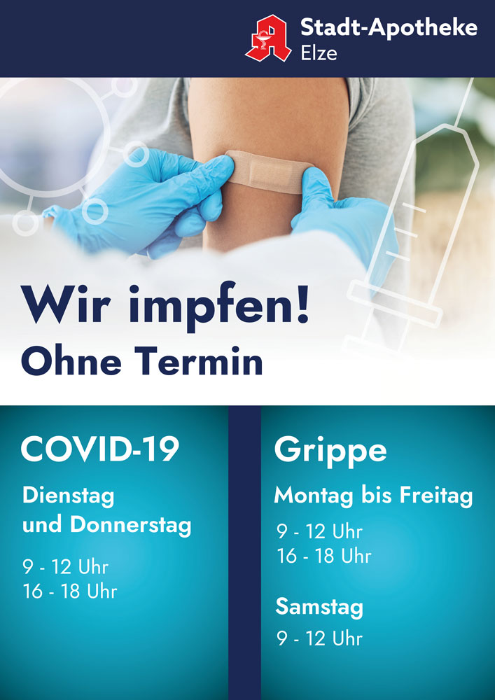 Wir impfen: COVID-19 und Grippe